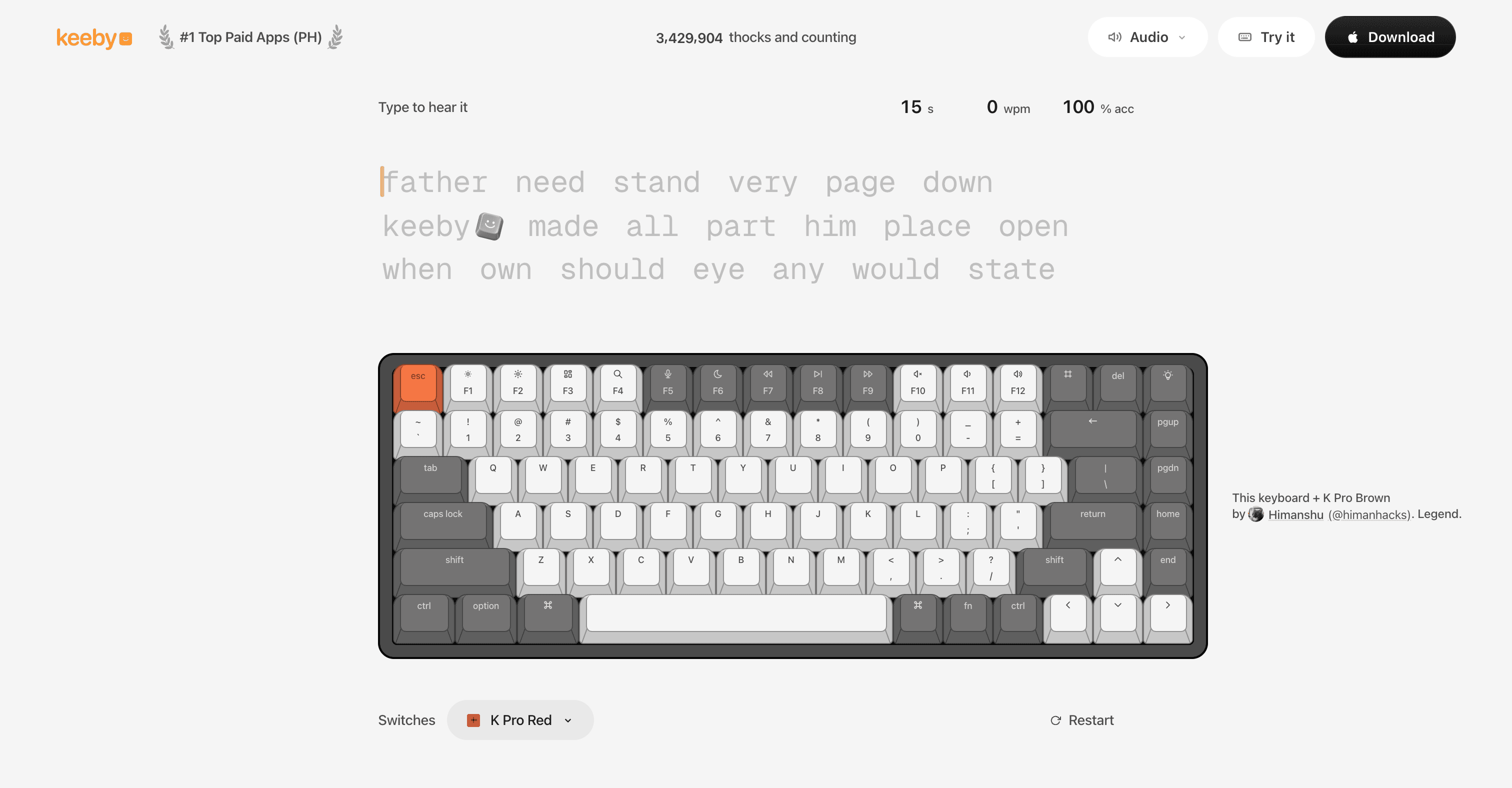 Keeby screenshot 2